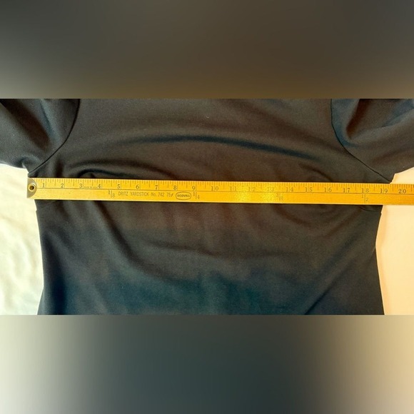 Chico's Black Bell Sleeve Knee Length Sheath Dress Chico Size‎ 1.5 (US M/10) - Picture 8 of 12